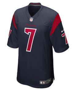 Alternative view of C.J. Stroud Houston Texans Nike Alternate Game Jersey - Navy
