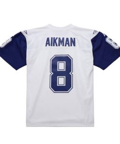 Alternative view of Troy Aikman Dallas Cowboys  1994 Alternate Legacy Replica Jersey - White