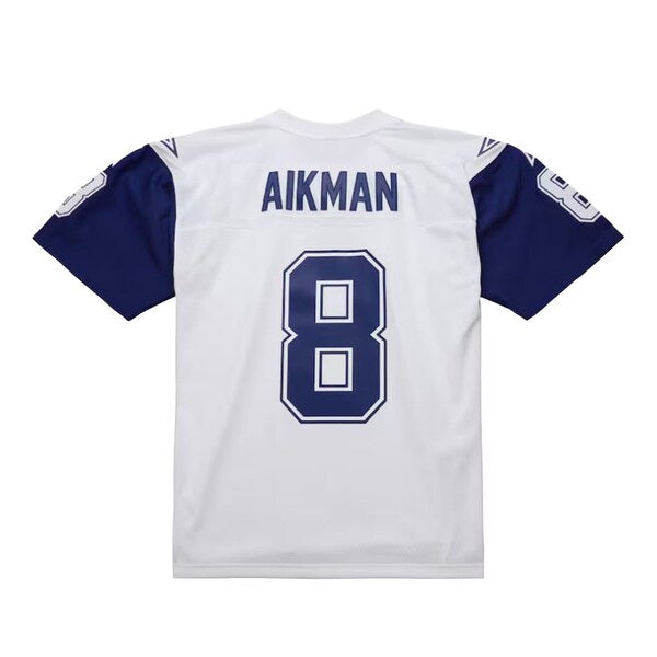 Troy Aikman Dallas Cowboys 1994 Alternate Legacy Replica Jersey - White - Image 2