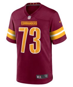 Alternative view of Trent Scott Washington Commanders Nike Game Jersey - Burgundy