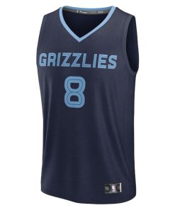 Alternative view of Jaren Jackson Jr. Memphis Grizzlies  Youth Fast Break Replica Jersey - Navy - Icon Edition