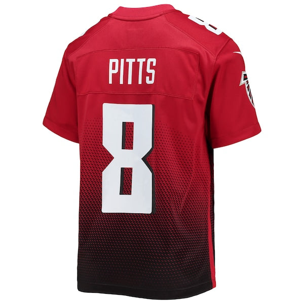 Kyle Pitts Atlanta Falcons Nike Youth Game Jersey - Red/Black - Image 4