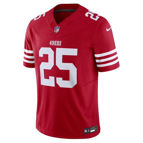 Elijah Mitchell San Francisco 49ers Nike Vapor F.U.S.E. Limited Jersey - Scarlet - Image 2