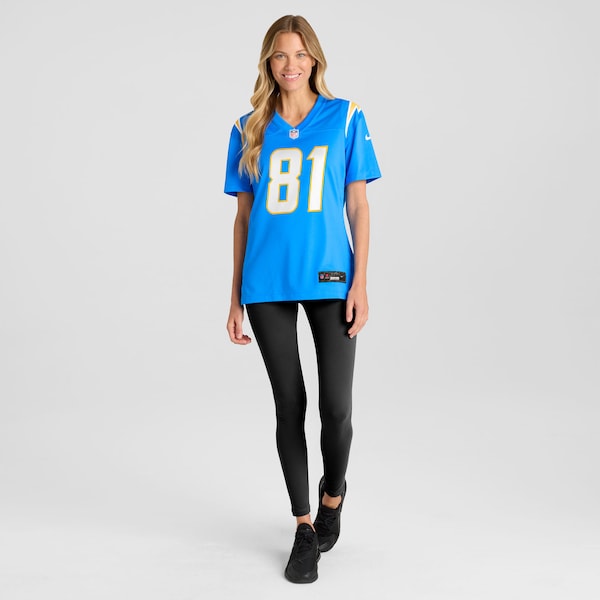 Mike Williams Los Angeles Chargers Nike Women's Team Game Jersey - Powder Blue - Image 7