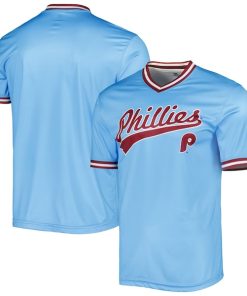 Philadelphia Phillies Stitches Cooperstown Collection Team Jersey - Light Blue