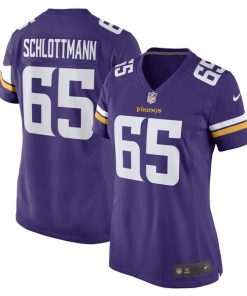 Austin Schlottmann Minnesota Vikings Nike Women's Game Player Jersey - Purple
