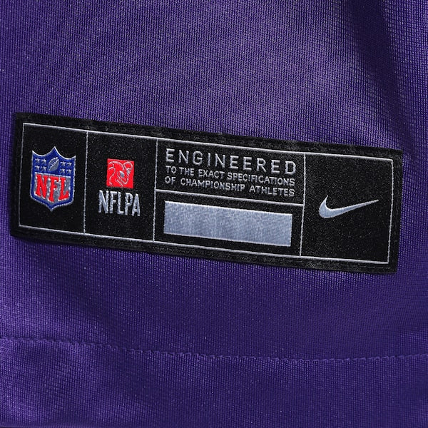 Jeff Okudah Minnesota Vikings Nike Team Game Jersey - Purple - Image 6