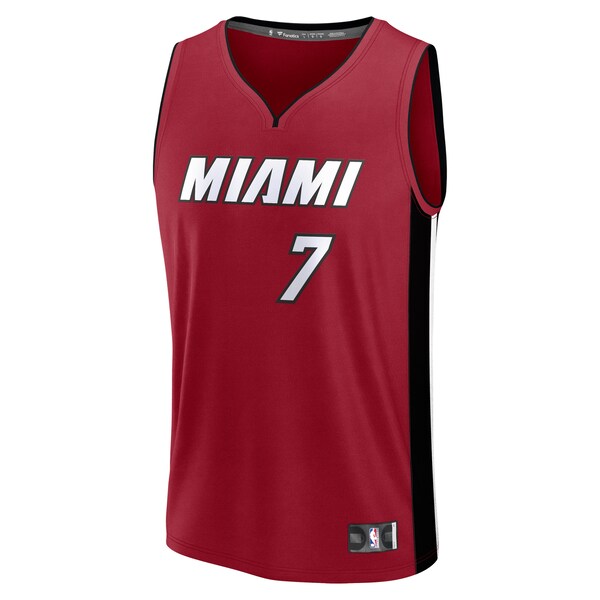 Kel'el Ware Miami Heat Youth Fast Break Player Jersey - Statement Edition - Red - Image 2