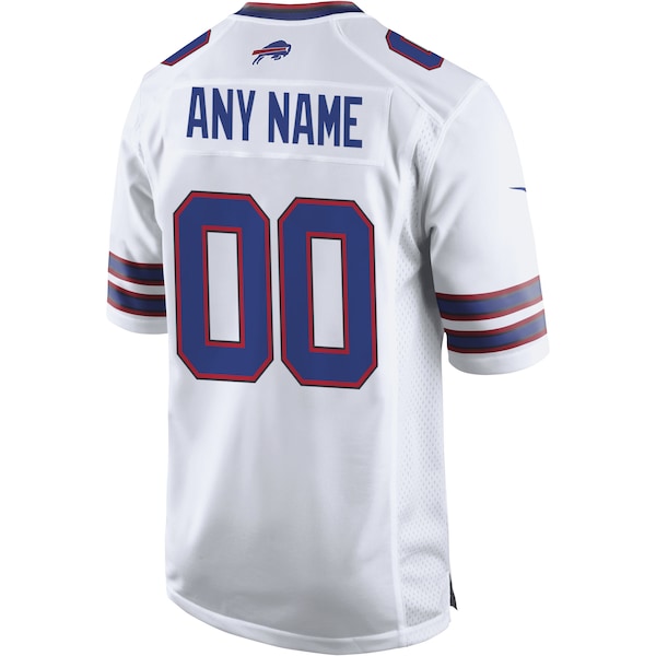 Buffalo Bills Nike Custom Game Jersey - White - Image 3