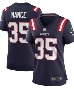Jim Nance New England Patriots Nike Women's Retired Player Jersey - Navy