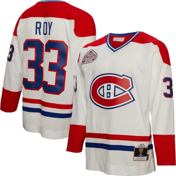 Patrick Roy Montreal Canadiens 1992/93 Blue Line Player Jersey - White