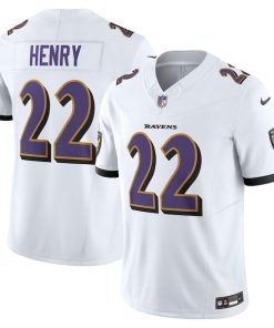 Derrick Henry Baltimore Ravens Nike Vapor F.U.S.E. Limited Jersey - White/Purple/Black