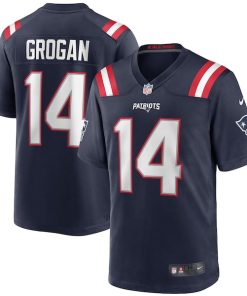 Steve Grogan New England Patriots Nike Game Retired Player Jersey - Navy