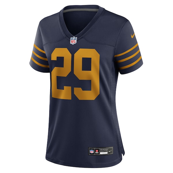 Xavier McKinney Green Bay Packers Nike Women's The 1923 Classic Game Jersey - Navy/Green - Image 3