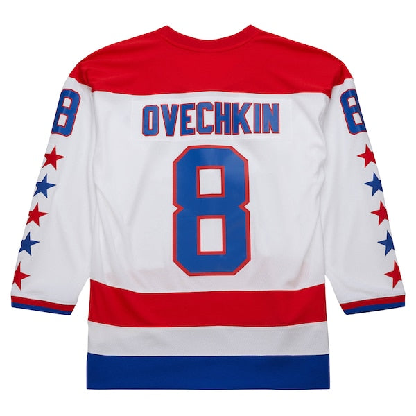 Alexander Ovechkin Washington Capitals 2012/13 Alternate Captain Blue Line Player Jersey - White/Black - Image 9