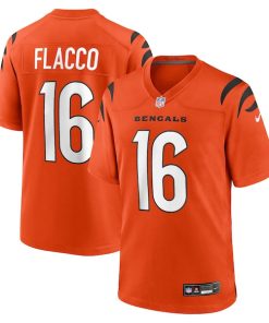 Joe Flacco Cincinnati Bengals Nike Alternate Game Jersey -  Orange/White