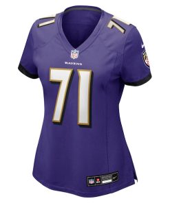 Alternative view of Carson Vinson Baltimore Ravens Nike Women's Team Game Jersey -  Purple