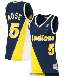 Jalen Rose Indiana Pacers Women's 1996/97 Hardwood Classics Swingman Jersey - Navy