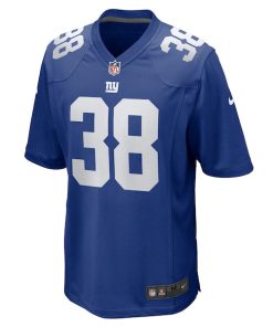 Alternative view of Kaleb Hayes New York Giants Nike  Game Jersey -  Royal