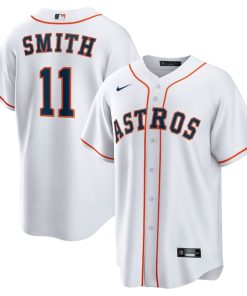 Cam Smith Houston Astros Nike Home Replica Jersey - White/Orange