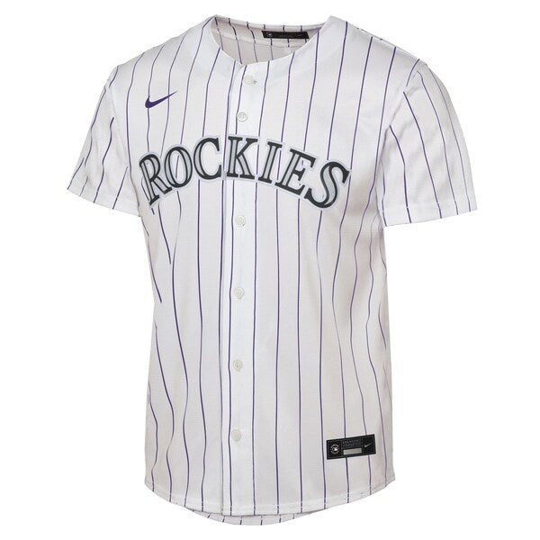 Kris Bryant Colorado Rockies Nike Youth Home Replica Player Jersey - White - Image 2