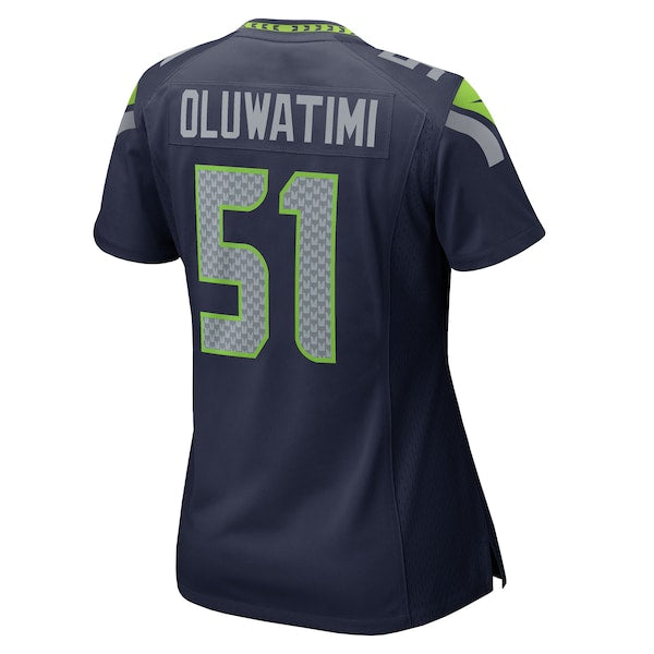 Olu Oluwatimi Seattle Seahawks Nike Women's Team Game Jersey - College Navy/Navy - Image 4