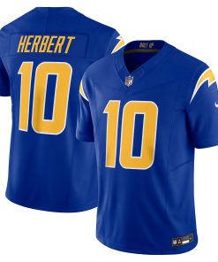 Alternative view of Justin Herbert Los Angeles Chargers Nike Vapor F.U.S.E. Limited Jersey - Powder Blue/Navy/Royal/White