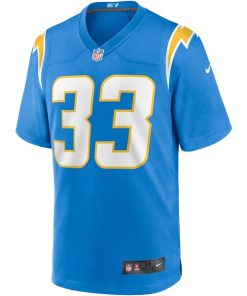 Alternative view of Derwin James Los Angeles Chargers Nike Game Player Jersey - Powder Blue