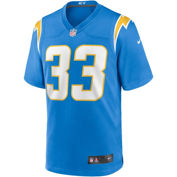 Derwin James Los Angeles Chargers Nike Game Player Jersey - Powder Blue - Image 2