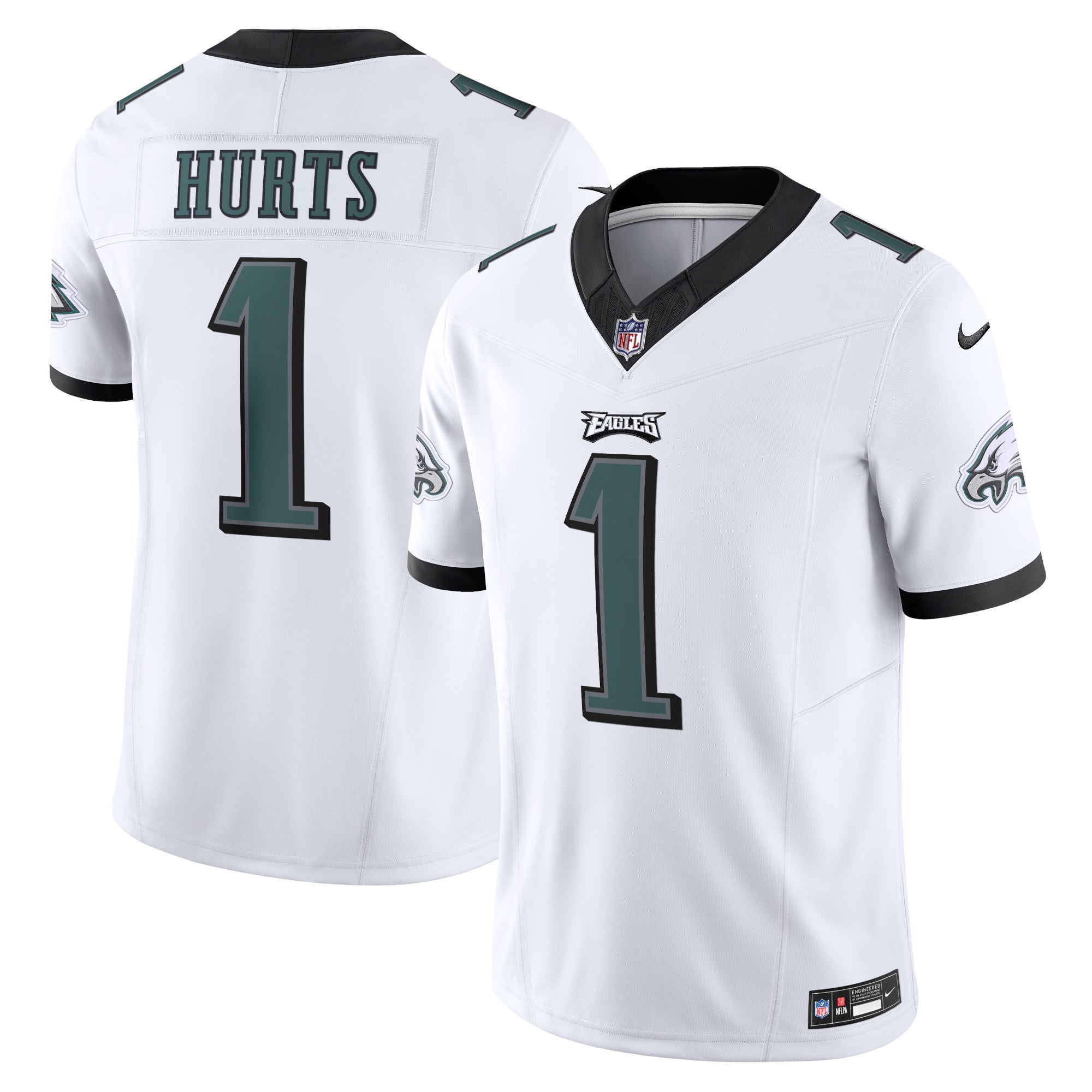 Jalen Hurts Philadelphia Eagles Nike Vapor F.U.S.E. Limited Jersey - Kelly Green/Black/Green/White - Image 7