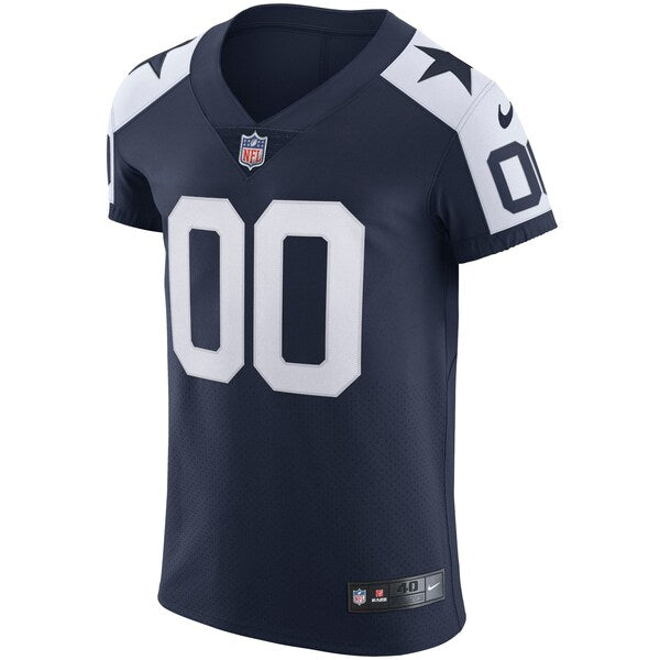 Dallas Cowboys Nike Alternate Vapor Elite Custom Jersey - Navy - Image 3