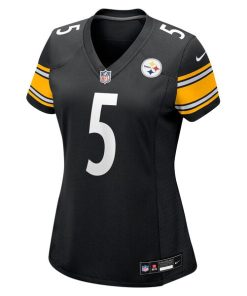 Alternative view of Jalen Ramsey Pittsburgh Steelers Nike Women's Team Game Jersey -  Black