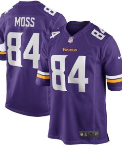 Randy Moss Minnesota Vikings Nike Game Retired Player Jersey - Purple