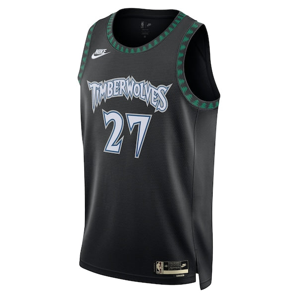 Rudy Gobert Minnesota Timberwolves Nike Unisex Swingman Jersey - Classic Edition - Black - Image 2
