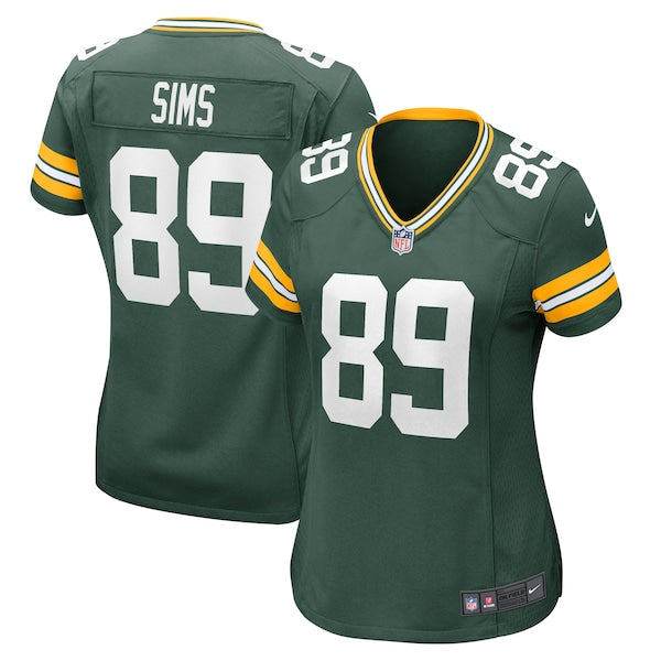 Ben Sims Green Bay Packers Nike Women's Team Game Jersey - Green