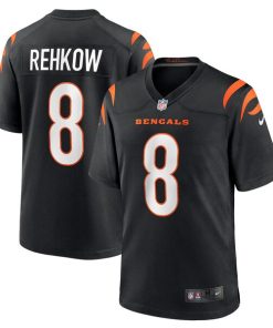 Ryan Rehkow Cincinnati Bengals Nike  Game Jersey -  Black