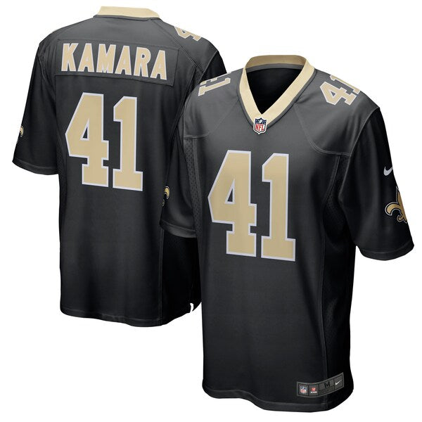 Alvin Kamara New Orleans Saints Nike Game Player Jersey - Black - Image 2