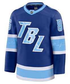 Alternative view of Nikita Kucherov Tampa Bay Lightning  2026 NHL Stadium Series Premium Jersey - Blue