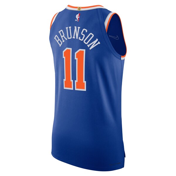 Jalen Brunson New York Knicks Nike Authentic Player Jersey - Icon Edition - Blue - Image 3