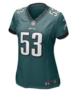 Alternative view of Shaquille Leonard Philadelphia Eagles Nike Women's  Game Jersey - Midnight Green