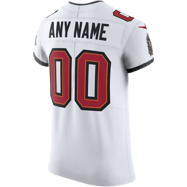 Tampa Bay Buccaneers Nike Vapor Elite Custom Jersey - White - Image 3