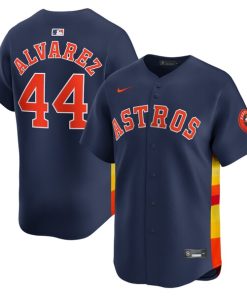 Yordan Alvarez Houston Astros Nike Alternate Limited Player Jersey?¨C Navy