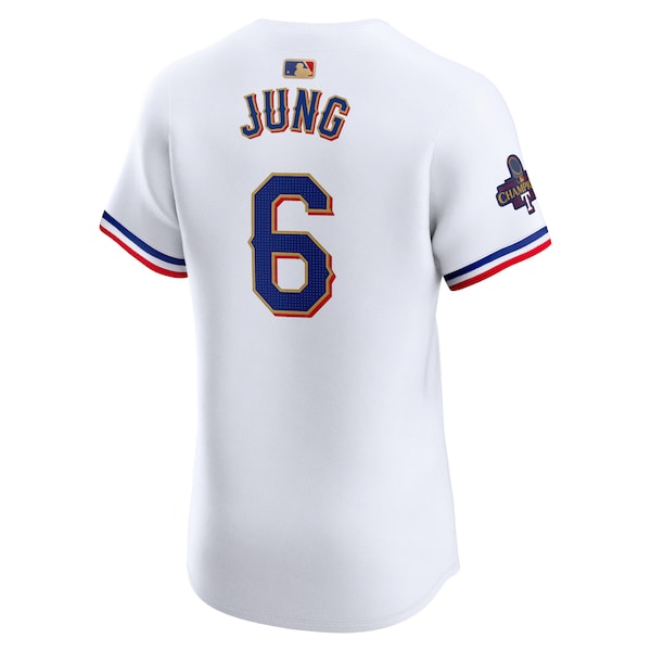 Josh Jung Texas Rangers Nike 2024 Gold Collection Elite Player Jersey?ยจC White - Image 3