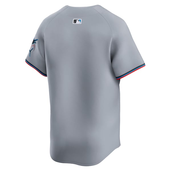 Miami Marlins Nike Road Limited Jersey?ยจC Gray - Image 3