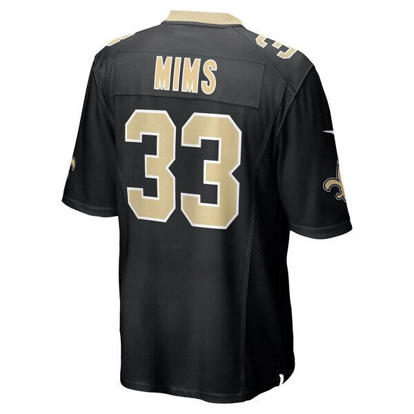 Jordan Mims New Orleans Saints Nike Game Jersey - Black - Image 5