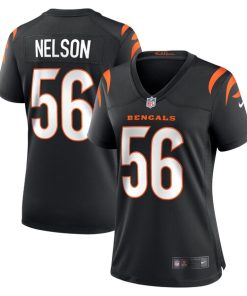 Garrett Nelson Cincinnati Bengals Nike Women's  Game Jersey -  Black