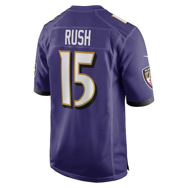 Cooper Rush Baltimore Ravens Nike Team Game Jersey - Purple - Image 3