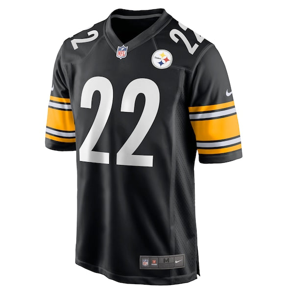 Najee Harris Pittsburgh Steelers Nike Youth Game Jersey - Black/White - Image 3