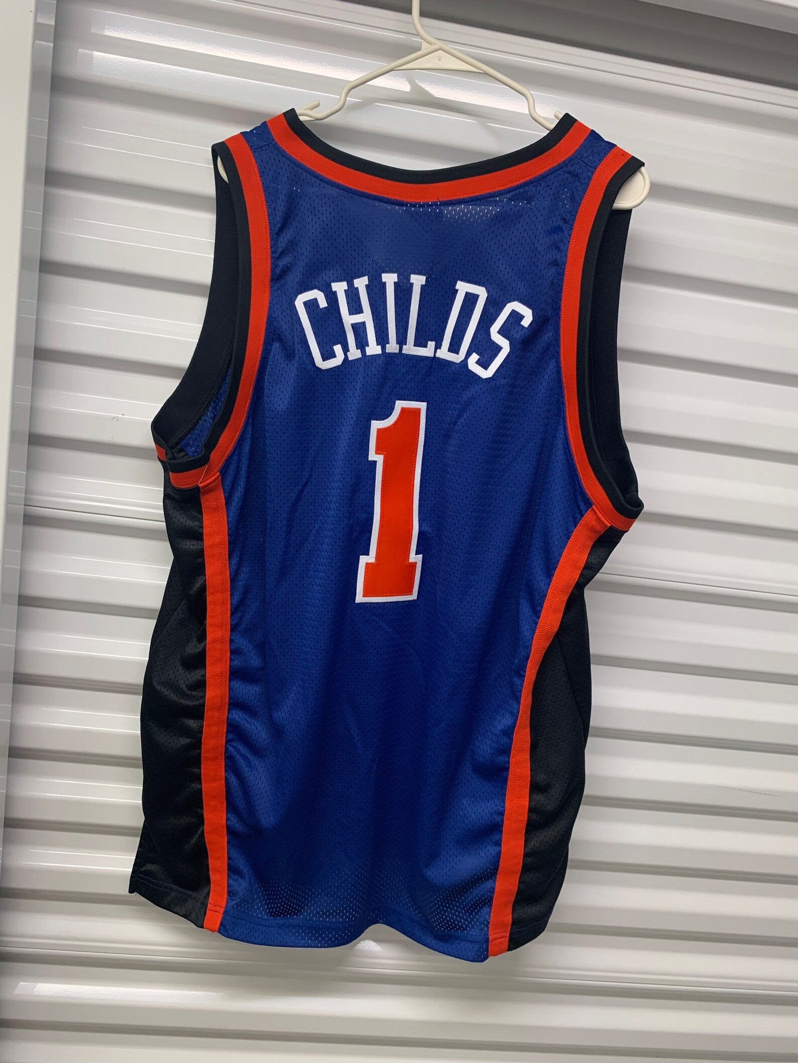 Chris Childs New York Knicks Starter 90¡¯s Classic Authentic Jersey - Blue - Image 2