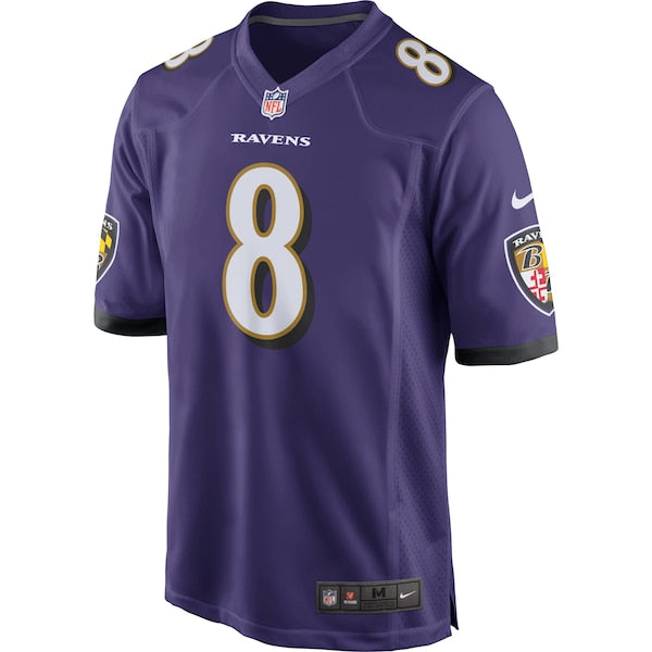 Lamar Jackson Baltimore Ravens Nike Game Jersey - Purple - Image 3